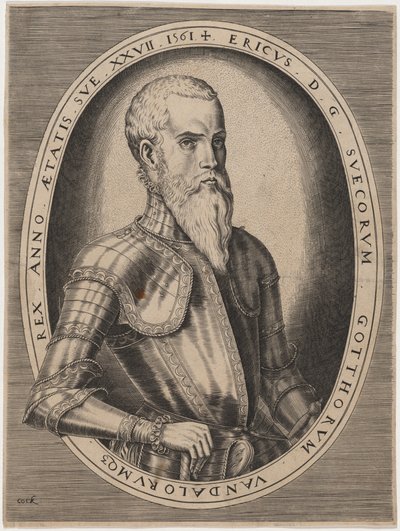 Erik XIV, kung av Sverige av Hieronymus Cock