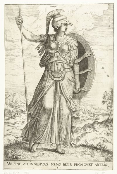 Minerva av Hieronymus Cock