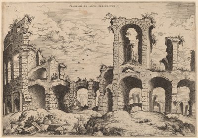 Andra utsikten över Colosseum av Hieronymus Cock