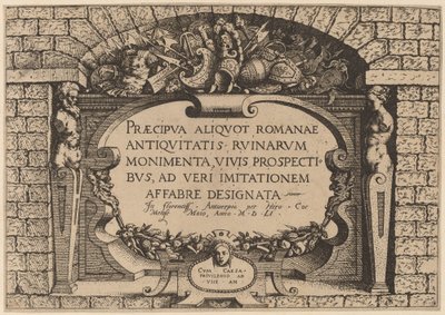 Titelsida av Hieronymus Cock