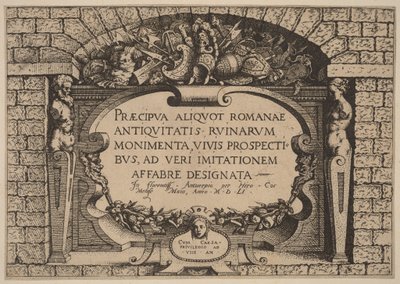 Titelsidan av Hieronymus Cock