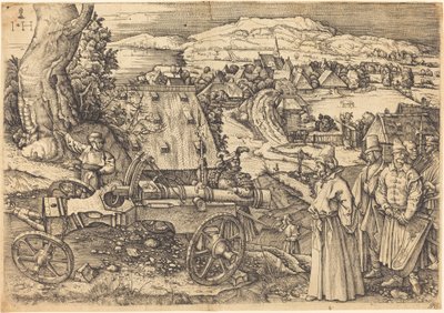 Den stora kanonen av Hieronymus Hopfer after Albrecht Dürer