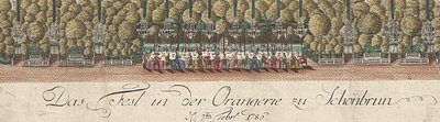 Tyska: Festen i orangeriet på Schönbrunn - 7 februari 1786 av Hieronymus Loschenkohl