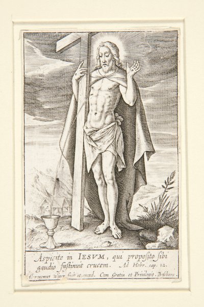 Kristus som Frälsare av Hieronymus Wierix