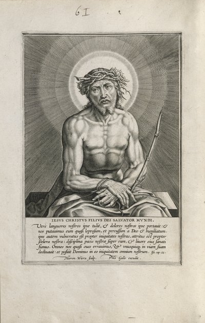Se mannen av Hieronymus Wierix