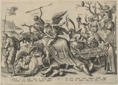 gammal ålder The Four Ages of Man and Death (serietitel) av Hieronymus Wierix