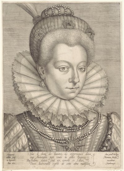 Porträtt av Catherine Henriette de Balzac d