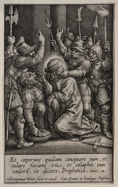 The Passion: The Mocking of Christ av Hieronymus Wierix