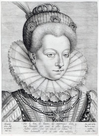 Porträtt av Catherine Henriette de Balzac d