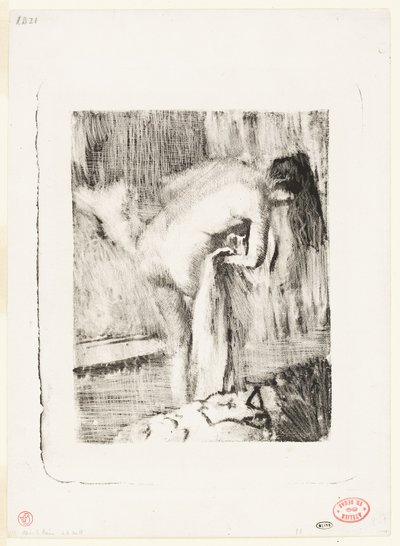 Efter badet II av Hilaire Germain Edgar Degas