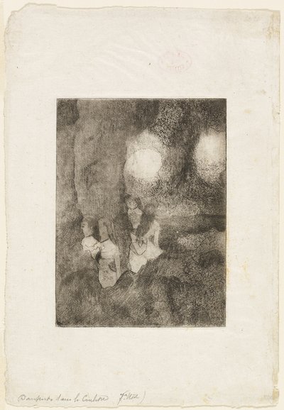 Dansare i kulisserna av Hilaire Germain Edgar Degas