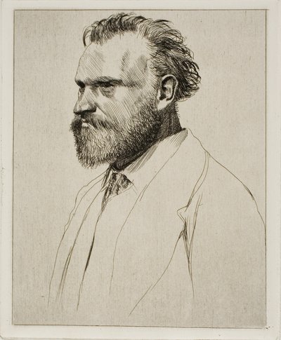 Edouard Manet, porträtt i bystlängd av Hilaire Germain Edgar Degas