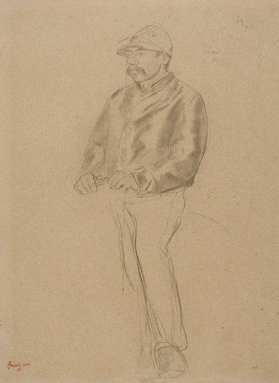 Jockey av Hilaire Germain Edgar Degas