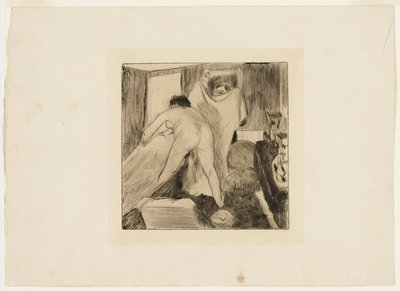 Lämnar badet av Hilaire Germain Edgar Degas
