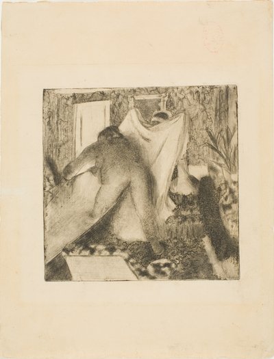 Lämnar badet av Hilaire Germain Edgar Degas