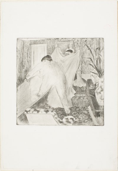 Lämnar badet av Hilaire Germain Edgar Degas