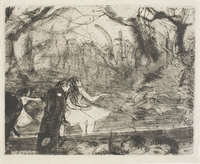På scen III av Hilaire Germain Edgar Degas