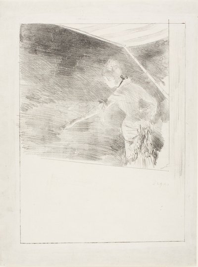 Sångerska vid en cafékonsert av Hilaire Germain Edgar Degas