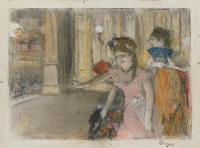 Sångare på scenen av Hilaire Germain Edgar Degas