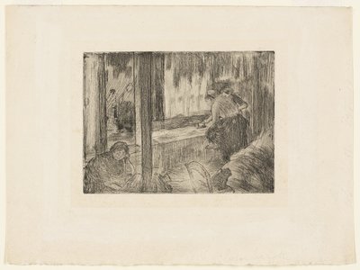Tvätterskorna av Hilaire Germain Edgar Degas