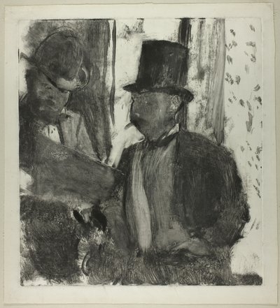 De två konnässörerna av Hilaire Germain Edgar Degas