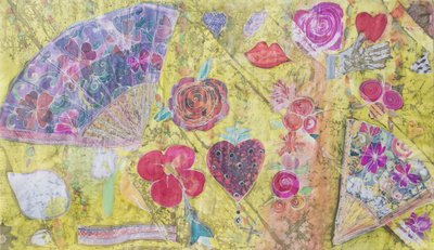 Fläkt och blommor av Hilary Simon