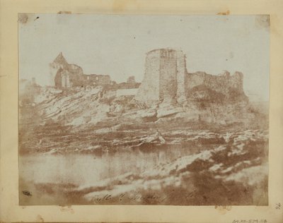 St. Andrews Castle från nordväst. av Hill and Adamson