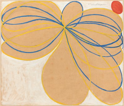 Grupp V, The Seven-Pointed Star, nr 1 WUSSeven-Pointed Star Series, 1908. av Hilma af Klint