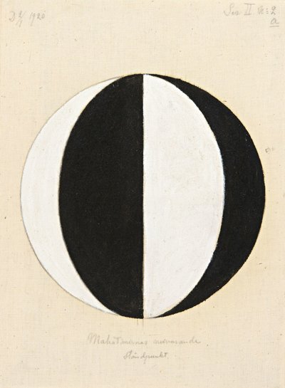 Mahatmas nuvarande ståndpunkt av Hilma af Klint