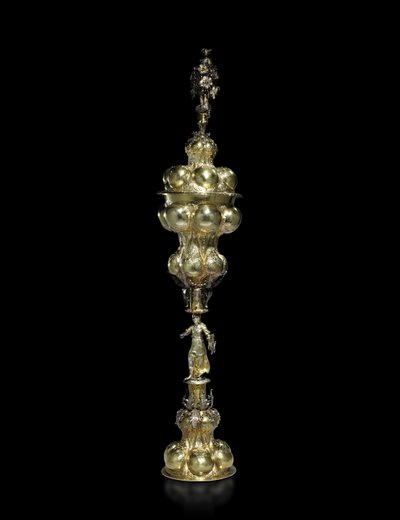 Medingen Minerva Cup, c.1650 (silver & silver) av Hinrich Ohmssen