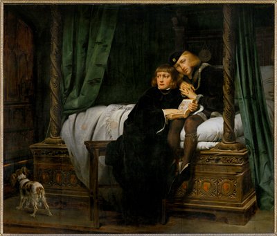 Die Kinder von Eduard IV. im Turm von Hippolyte (1797-1856) Delaroche