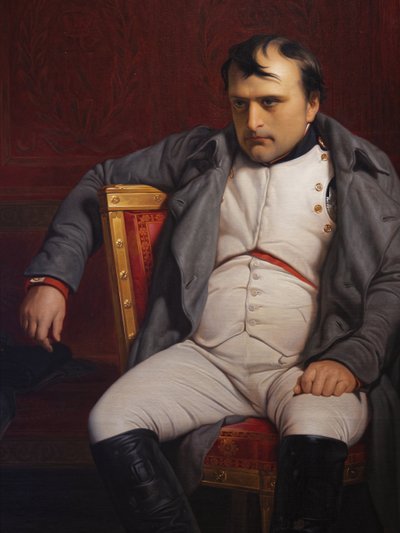 Napoleon I. in Fontainebleau, 31. März 1814 (Detail) von Paul Delaroche