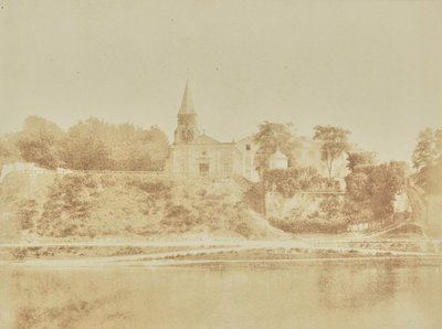 [Kyrkan och Chatêau i Saint-Ouen] av Hippolyte Bayard