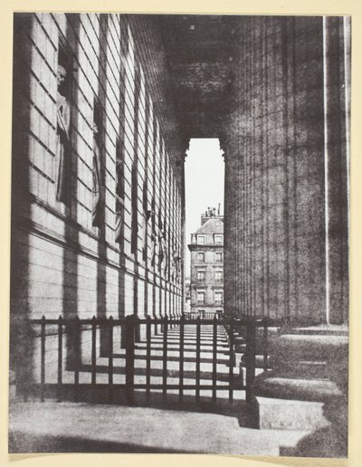 Madeleinekyrkans kolonnad av Hippolyte Bayard