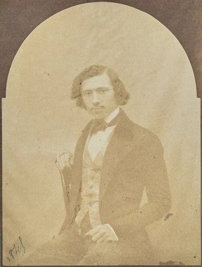 [Porträtt av en sittande man[ av Hippolyte Bayard