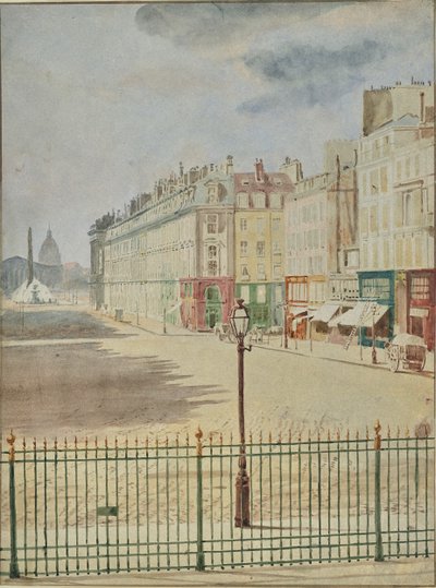 [Rue Royale som vetter mot Place de la Concorde]. av Hippolyte Bayard