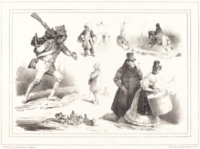 Sociala vinjetter av Hippolyte Bellange