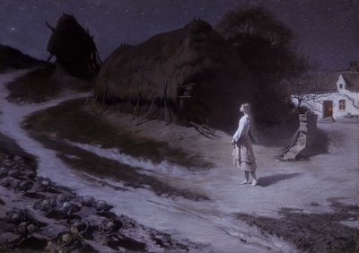 Den unga Pastoure (Joan of Arc), Salong 1884 (olja på duk) av Hippolyte Berteaux