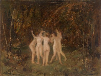 Nymfer i skogen av Hippolyte Boulenger