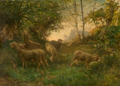 Får i skogsbrynet av Hippolyte Boulenger