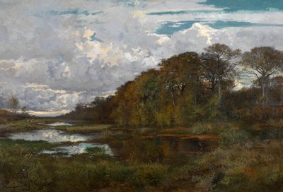 Dammarna vid ”Grijze Molen” i Terhulpen av Hippolyte Boulenger