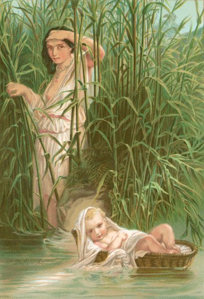 Miriam och Moses av Hippolyte Delaroche