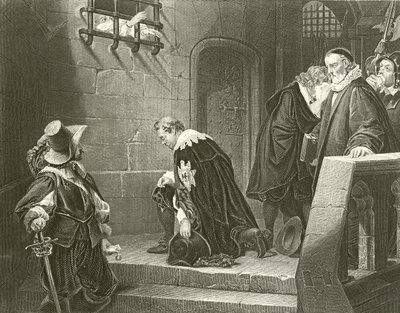 Jarlen av Strafford går till avrättning av Hippolyte Delaroche