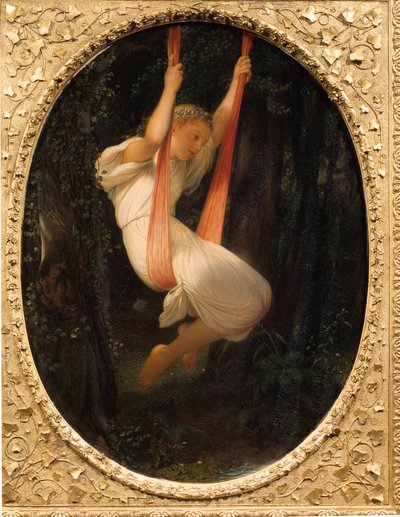 Ung flicka vid gungan Målning av Paul Delaroche av Hippolyte Delaroche
