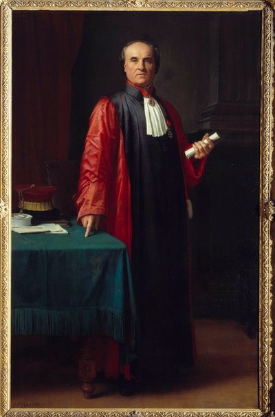 Porträtt av doktor Rostan (1790-1866) Målning av Hippolyte Flandrin (1809-1864) 1800-talet Aix en Provence, Musee Granet av Hippolyte Flandrin