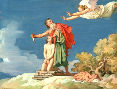 Isaks offer av Hippolyte Flandrin