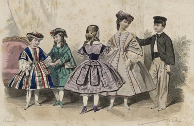 Utan titel, april 1861 (handfärgad gravyr) av Hippolyte Louis Pauquet