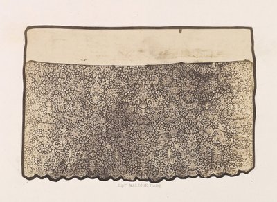 Lace Alb, tillhörande visitationsklostret, 1857. av Hippolyte Malègue