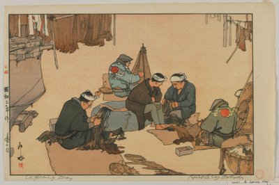 En vårdag, Showa-eran av Hiroshi Yoshida