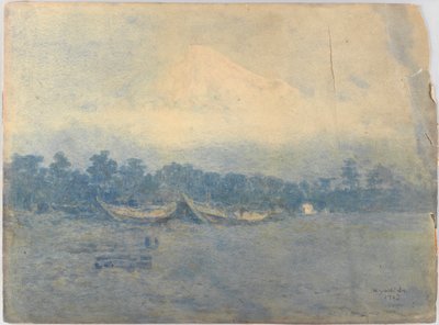 berget Fuji av Hiroshi Yoshida